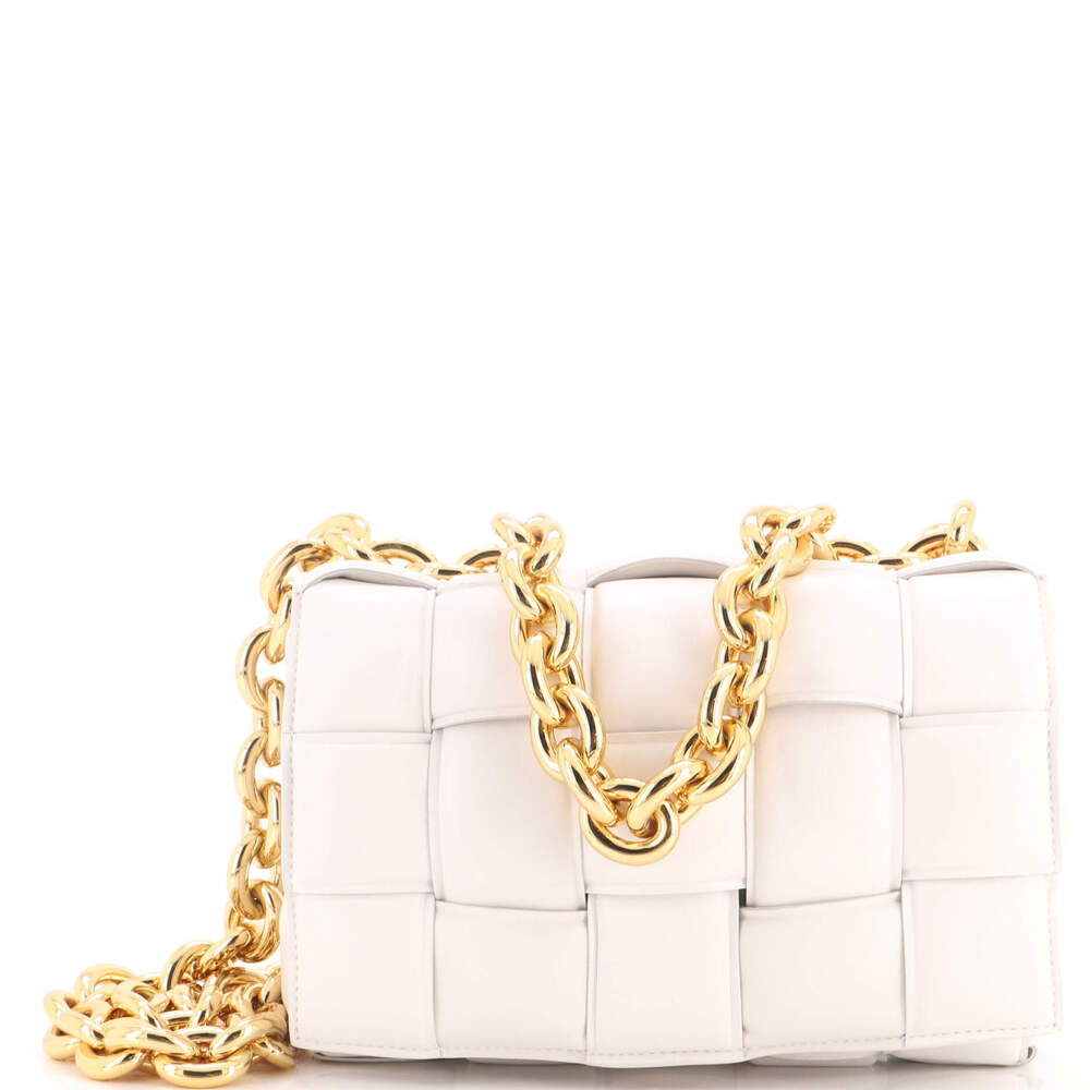 Bottega Veneta Cassette Chain Crossbody Bag